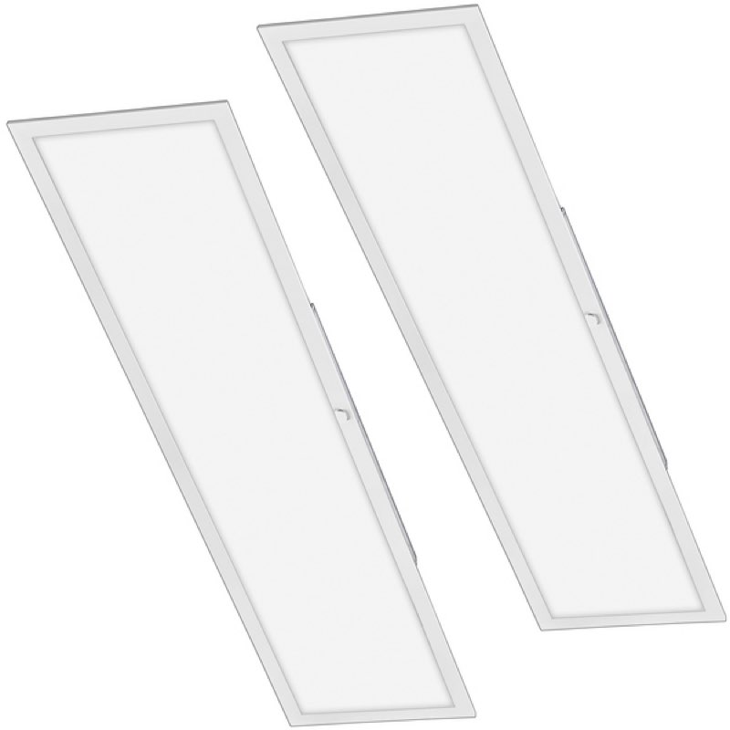 5000 lumen max - 50 watt max - 1 x 4 wattage and color selectable led panel sensor ready fixture