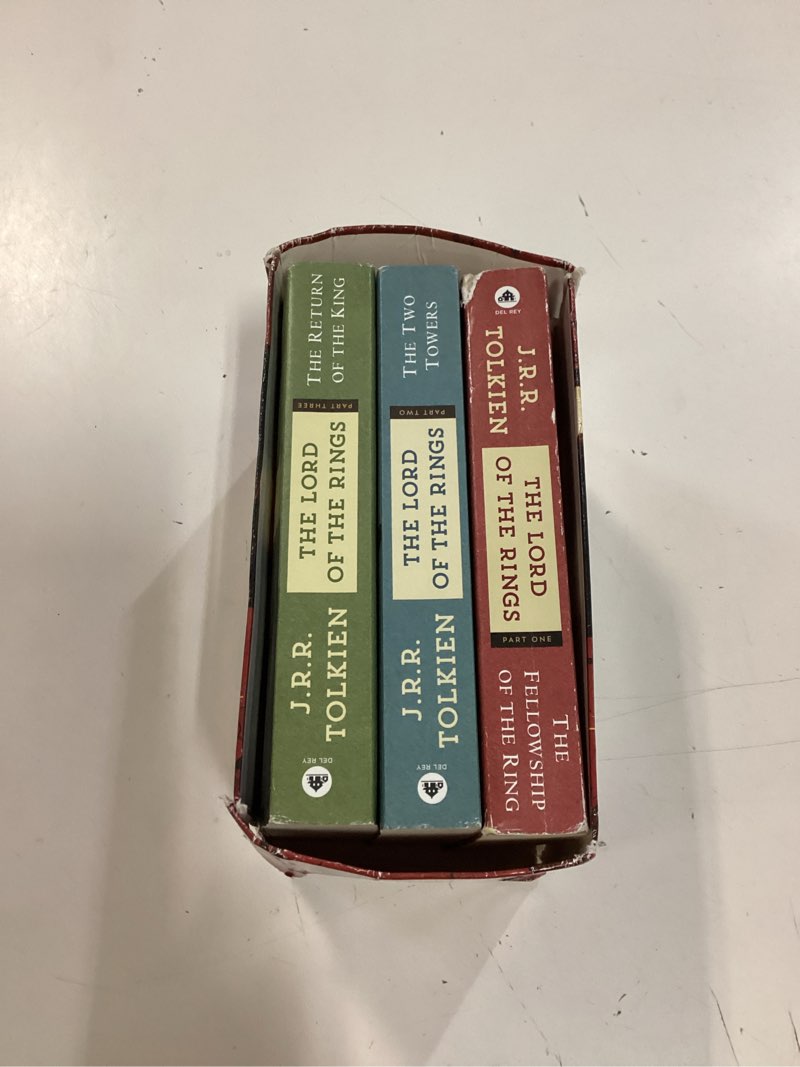 Condition photo showing As Is for the hobbit / the lord of the rings (media tie-in) (paperback) by j. r. r. tolkien