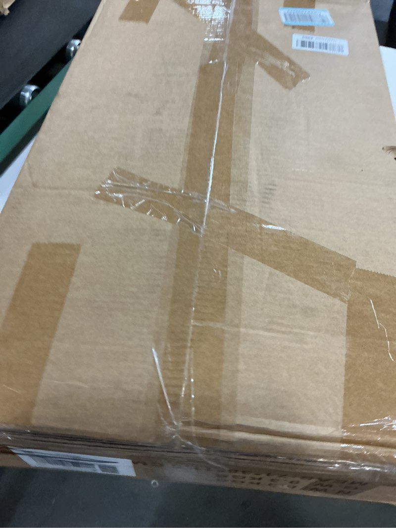 Condition photo showing New/Like New for Rotary Coat Rack Freestanding Metal Coat Hall Tree Stand with 4 Tiers Storage Display Shelf and 9 Hooks for Entryway Bedroom Corner Office Garment Clothes Holder (Brown)