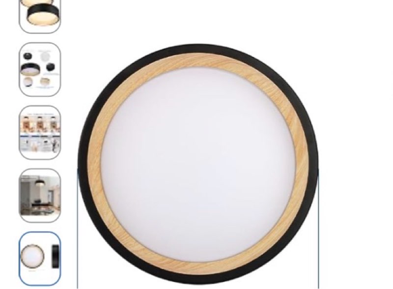 black ceiling light flush mount, modern led ceiling light fixture dimmable with metal frame and wood painting, 12.5’’ 25w 3/4/5000k cct selectable for kitchen hallway dining living room