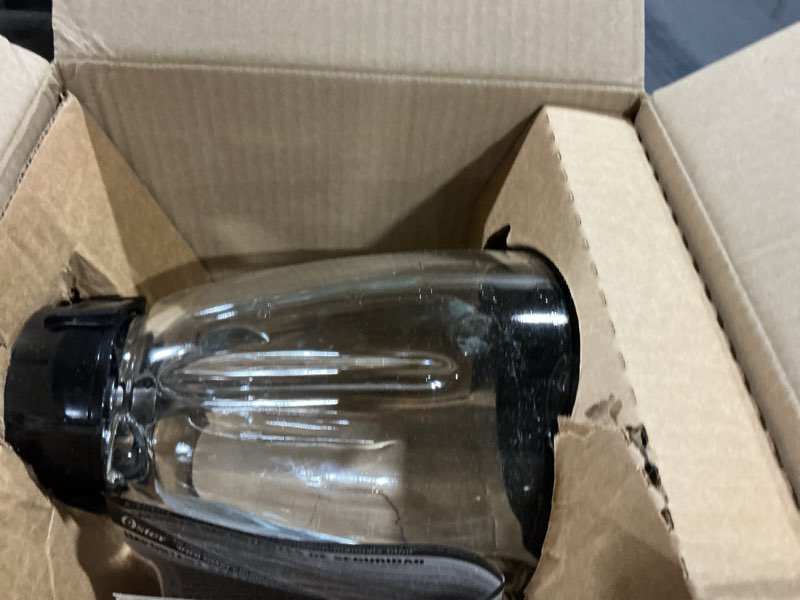 Condition photo showing As Is for Oster® Classic Series 8-Speed Blender with 6-Cup Glass Jar, Gray