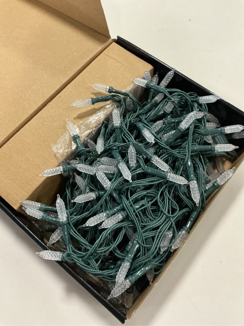 Condition photo showing As Is for GE Color Effects 150 -Count 49.6-ft Color-changing Multicolor LED Plug-In Christmas