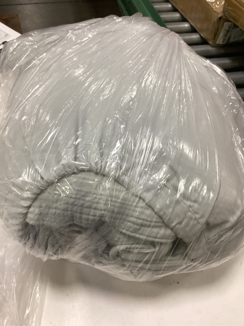 Condition photo showing Good Condition for organic cotton gauze duvet cover set, full/queen, mist