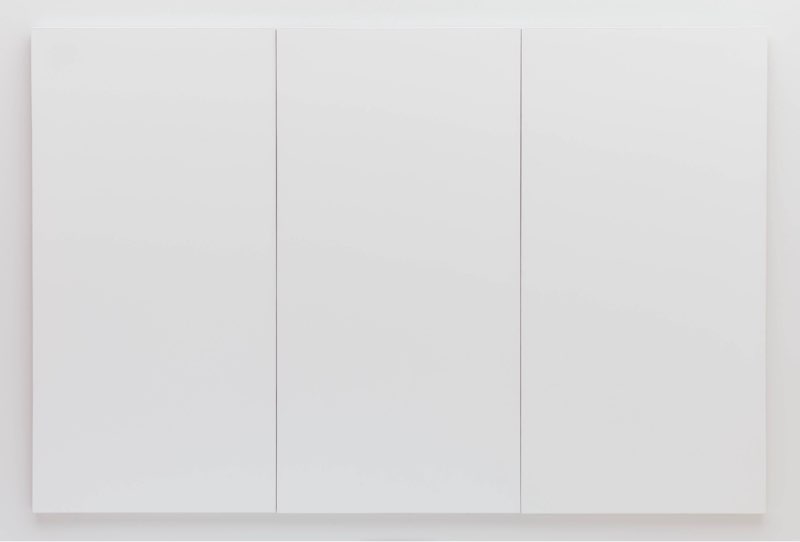  Robert Rauschenberg, White Painting [three panel], 1951 · SFMOMA