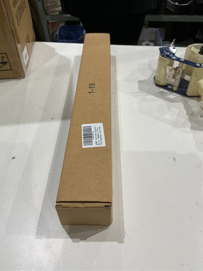 Condition photo showing New/Like New for 19x72 aosky cordless roller shades blackout blinds for windows room darkening rolled up shades with spring system, uv protection window shades door blinds for home and office (19\" w x 72\" h, grey) 19\"w x 72\"h grey