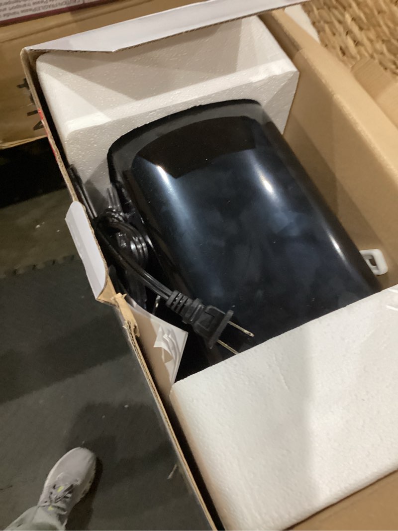 Condition photo showing As Is for Kitchen in the box Stand Mixer,3.2Qt Small Electric Food Mixer,6 Speeds Portable Lightweight Kitchen Mixer for Daily Use with Egg Whisk,Dough Hook,Flat Beater (Black)