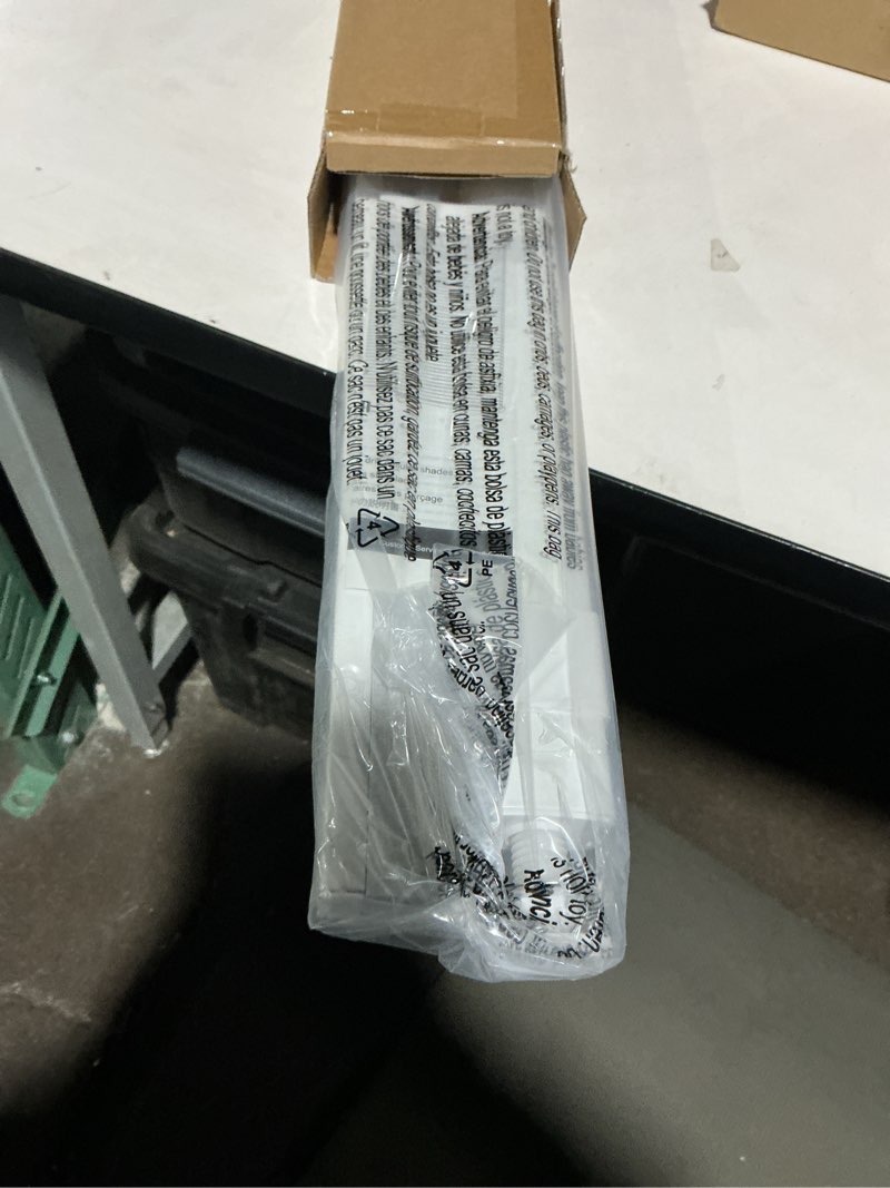 Condition photo showing Good Condition for LazBlinds No Tools No Drill Cordless Cellular Shades, Blackout Light Blocking Honeycomb Shades for Home, Thermal Insulation Blinds for Windows, 29" W x 48" H, White Blackout-white 29" W x 48" H