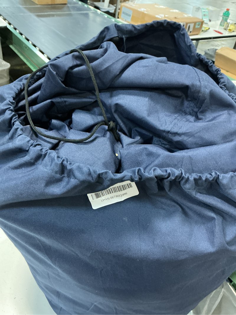 Condition photo showing Good Condition for marine grade waterproof center console boat cover with t top roof, tear resistant trailerable storage covers, all-weather protection t-top boat cover 26-28 ft, beam width up to 116", navy navy 26'-28'long (beam width up to 116'')