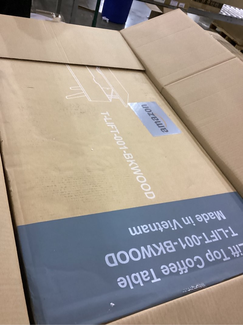 OLIXIS Wooden Coffee Table, Lift Top Coffee Table with Large Hidden Compartment and Ample Storage Sh