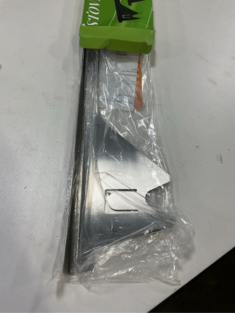 Condition photo showing Good Condition for Upgrade 316 Stainless Steel Stove Gap Covers, 2 Pack Stove Gap Filler ALMCALS Stove Gap Guards Range Trim Kit Heat Resistant Oven Gap Filler Between Stovetop and Counter 316 Silver