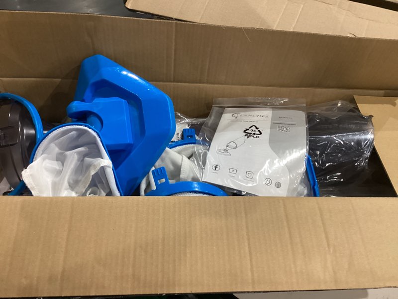 Condition photo showing Good Condition for similar cordless handheld pool vacuum with telescopic pole, rechargeable hot tub spa vacuum, 18gpm powerful suction, 60min runtime, pools up to 88\", portable pool cleaner for above ground/inground pools royal blue