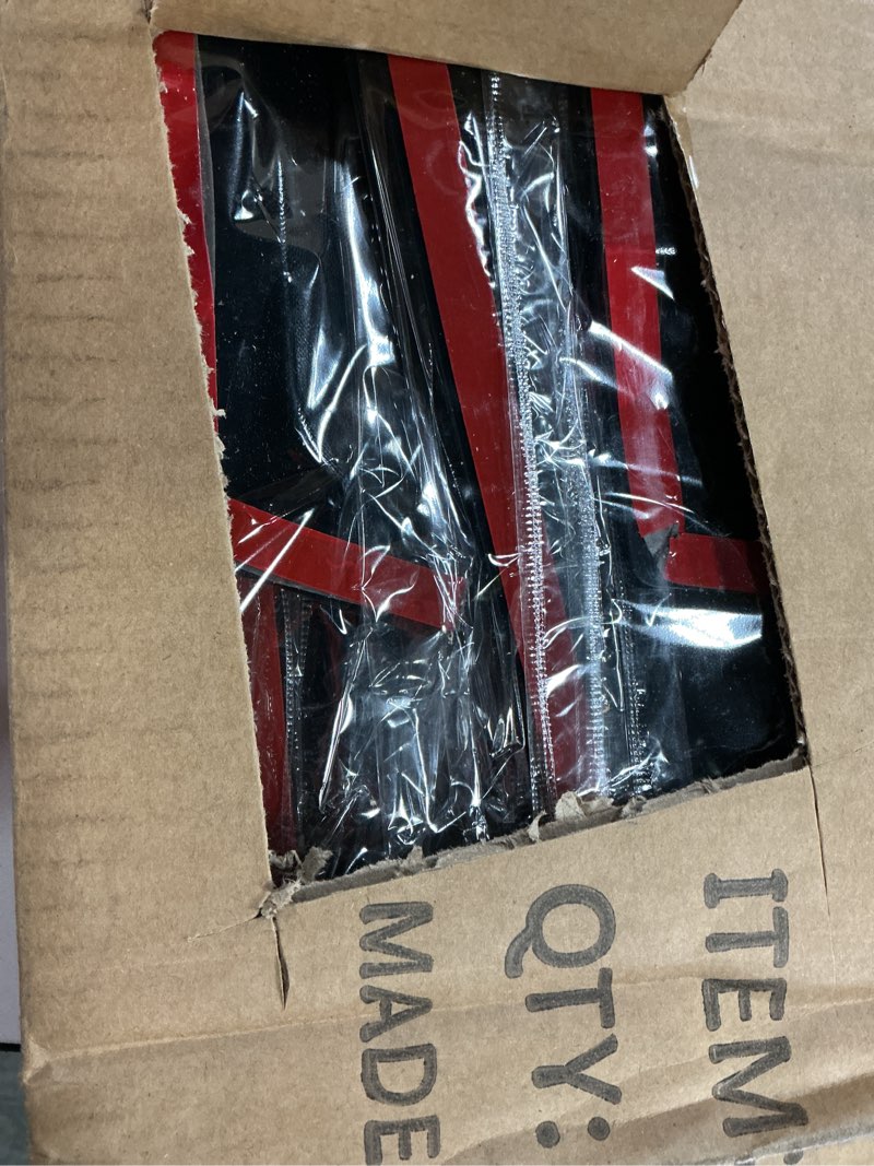 Condition photo showing New/Like New for window visor for honda fit 2009-2014, out-channel rain guards shields vent deflector shade wind dark smoke 2010 2011 2012 2013, tape-on outside-mount, 4pcs for 2009-2014 | honda fit | out-channel