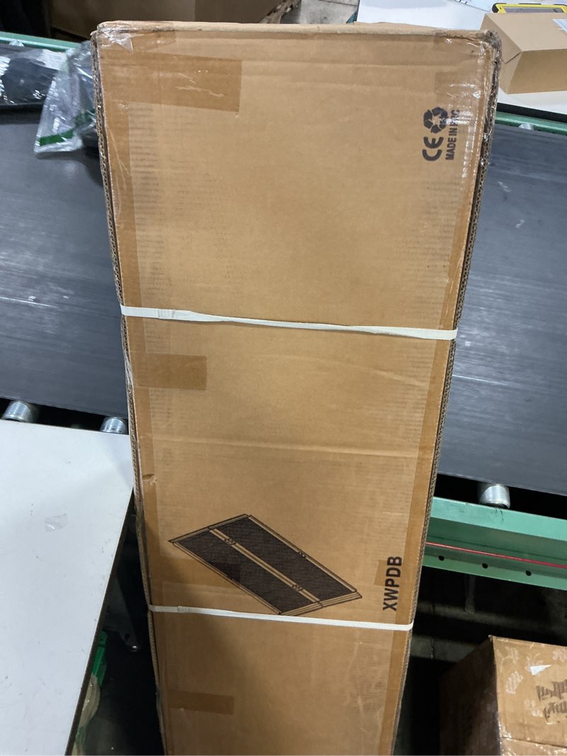 Condition photo showing New/Like New for 5ft portable wheelchair ramp with quick-lock, black seamless non-slip aluminum folding handicap ramp,threshold ramp for doorways, wheel chair ramp for home steps 5ft(using height 5-15''?