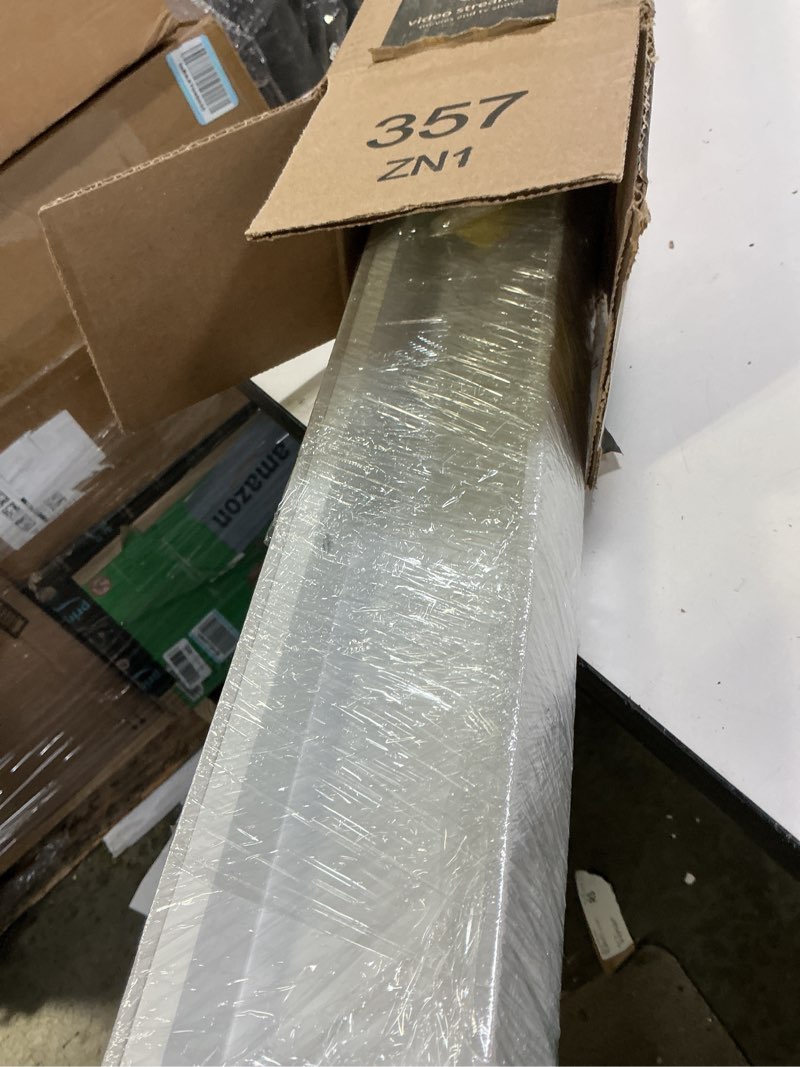 Condition photo showing Good Condition for wallniture denver 46" picture ledge shelf, wood wall shelves for photo, picture frame, books, white bookshelf for kids room, living room, bedroom