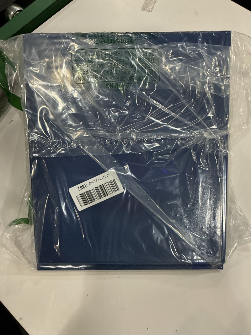 Condition photo showing Good Condition for Samsill Durable 6 inch 3 Ring Binder, Made in USA, Locking D Ring FSC 100% Recycled Chipboard, Blue 1 Pack 6 Inch Blue