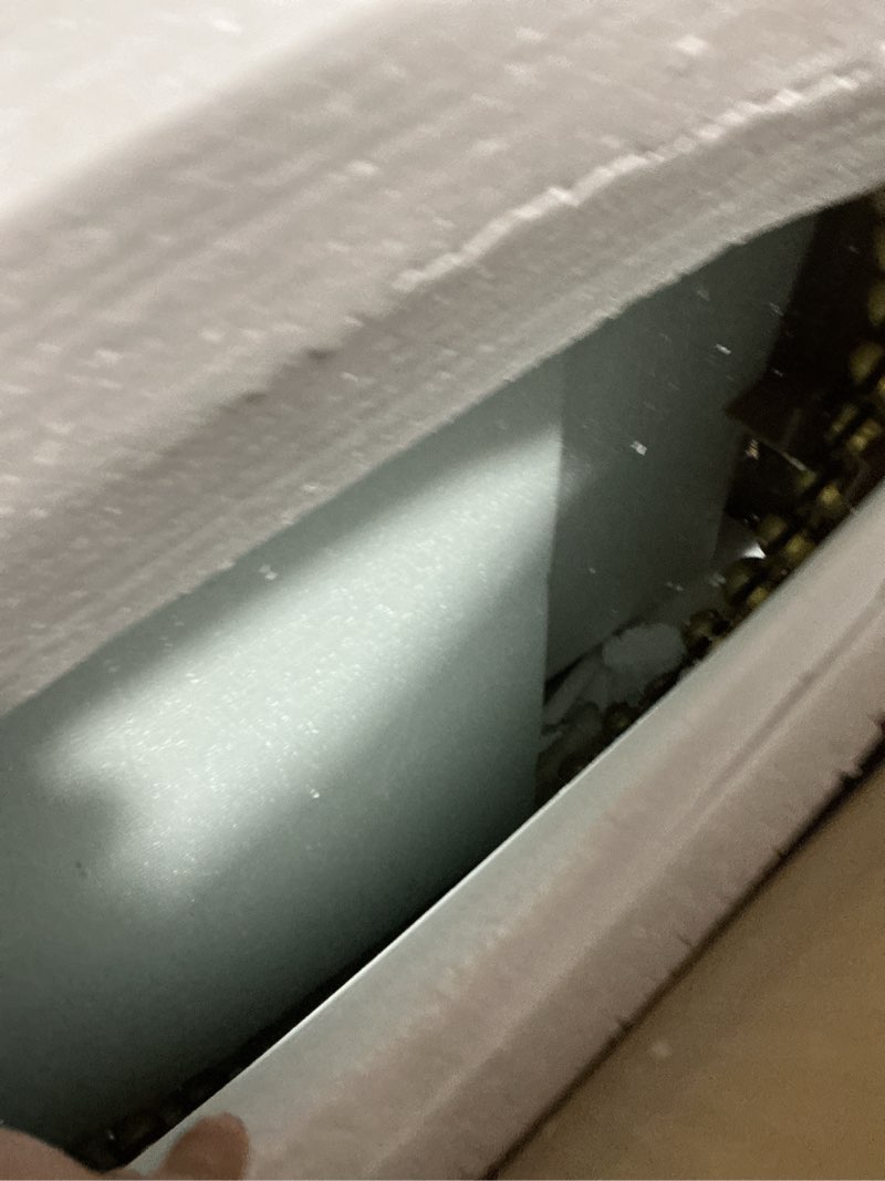 Condition photo showing Good Condition for Madison Park Round Mirror, Metal Frame Circle Mirror 36 inch, Wall Art Decor Mounted Hanging for Entryway, Bathroom, hallway, Living Room, Vanity, Marlowe, Gold 36"L x 36"W Gold