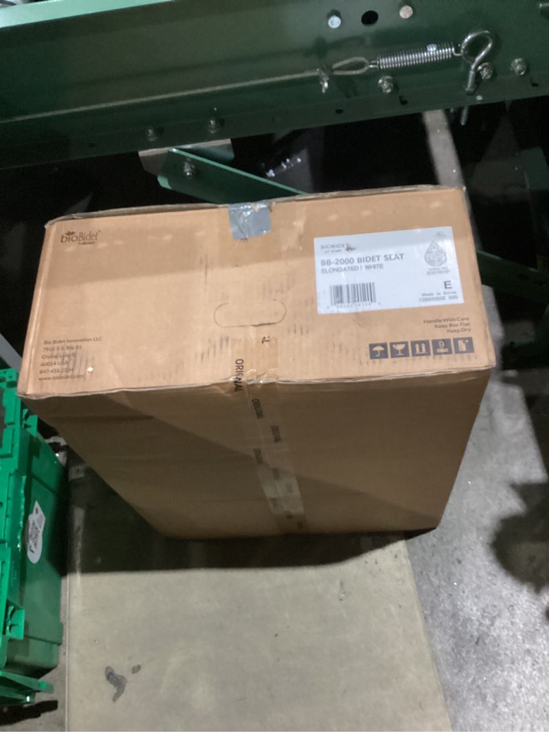 Condition photo showing As Is for Bliss BB-2000 Electric Bidet Seat for Elongated Toilet  White