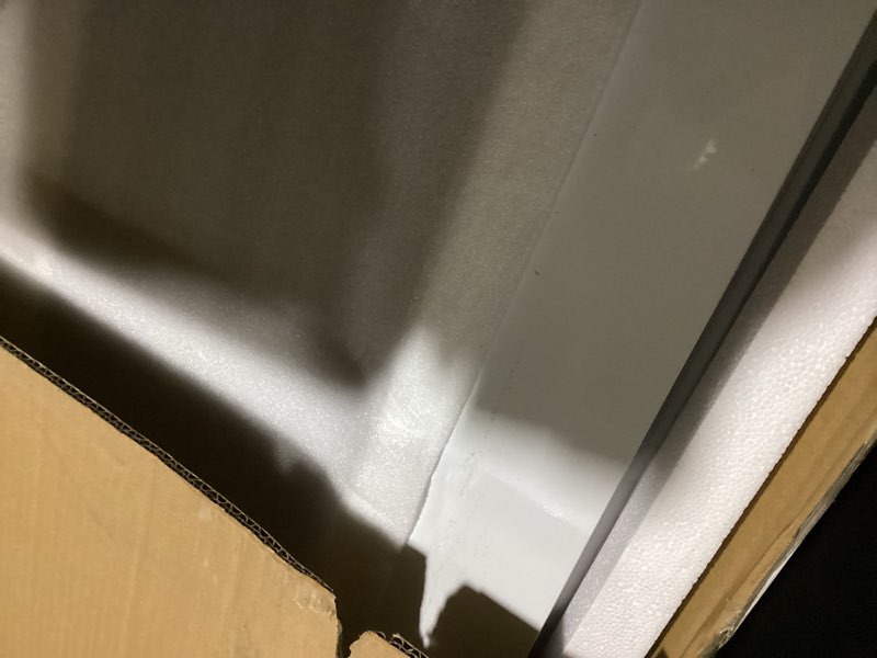 Condition photo showing As Is for 26x36 LED Bathroom Mirror, Dimmable Vanity Mirror for Wall, Backlit and Front Lighted, Anti-Fog, Memory, Shatter-Proof, ETL Listed (Horizontal/Vertical) 26x36 Frameless Led Mirror