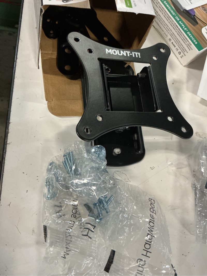 Condition photo showing As Is for tv wall mount for small to mid size tvs, fits 32 to 50 inch screens