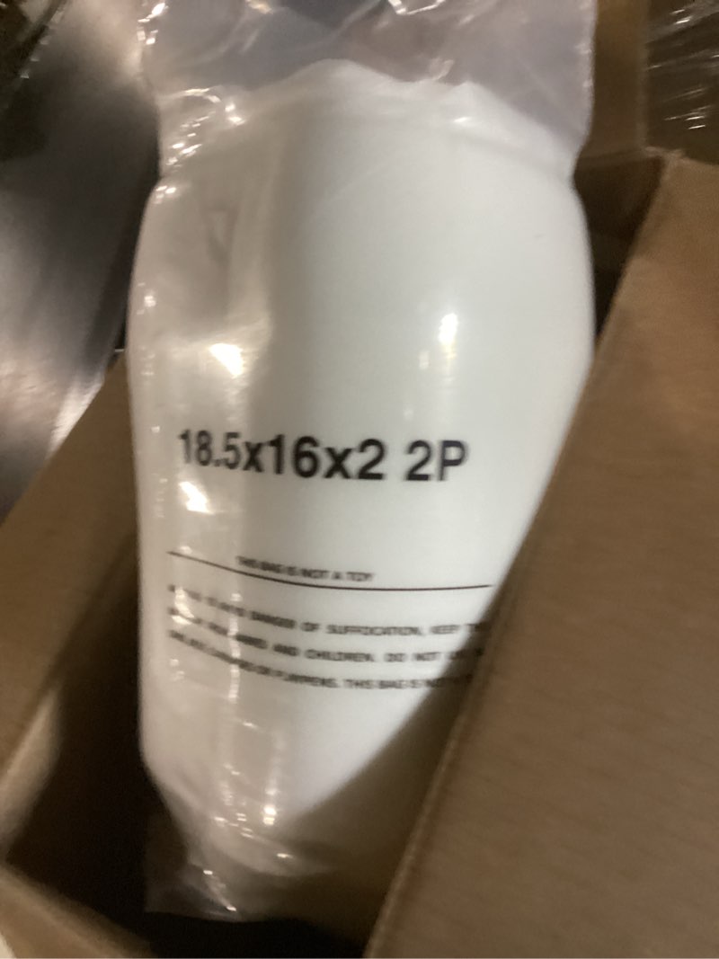 Condition photo showing New/Like New for miulee beige outdoor chair cushions set of 2, 18.5x16x3 inch waterproof patio seat cushions for outdoor furniture couch sofa, 3 year color fastness high density foam with adjustable ties 18.5 x 16 x 3 inch beige 2