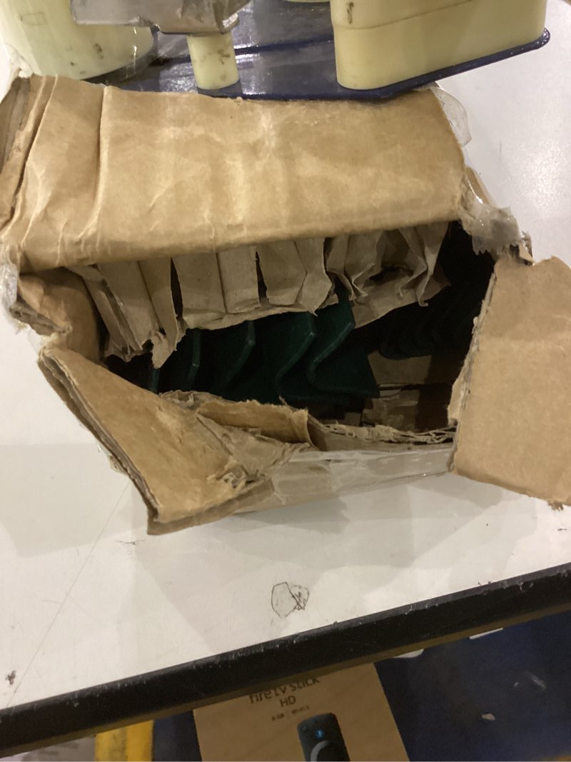 Condition photo showing Good Condition for 10 Pack Garden Fence Post, 3 Feet Heavy Duty Metal U-Post for Wire Fence, No Dig Garden Fence Stakes for Temporary Fencing, Electric Fence Wire, Corner Anchor, and More-Green 3FT-10PCS Green