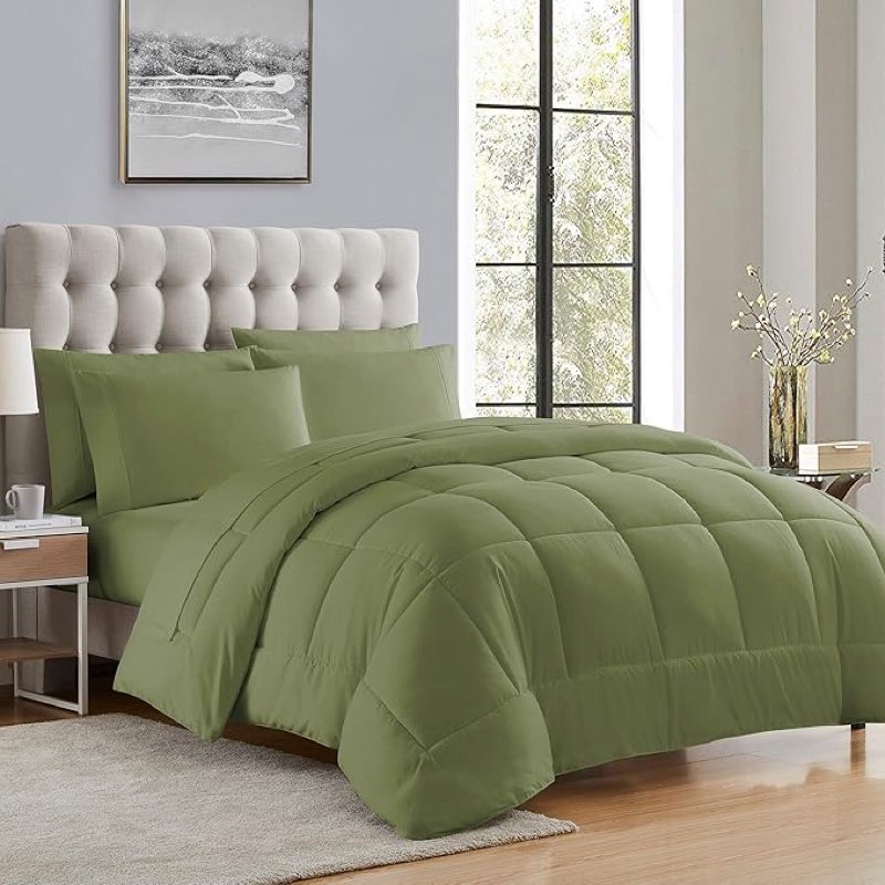 Sweet Home Collection Down Alternative Comforter All Season Warmth Luxurious Plush Loft Microfiber F