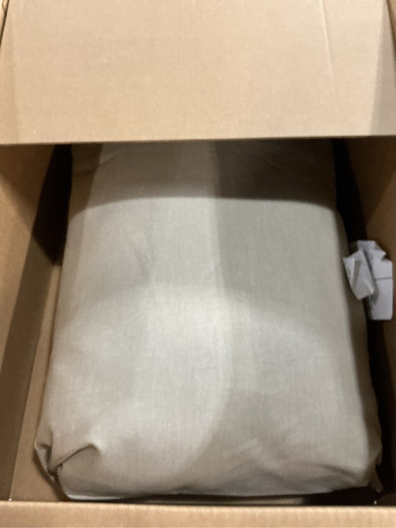 Condition photo showing As Is for ARDEN Outdoor Cushion Pillow Back, 23 x 17, Rain-Proof, Fade Resistant 23 x 17, Tan Leala Tan Leala 17"H x 23"W x 5"D 17 x 23 (1pk)