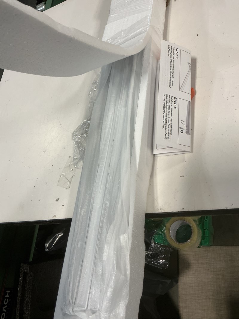 Condition photo showing New/Like New for MaKefeile Curtain Tracks Ceiling Wall Mounted Heavy-Duty Curtains Rails Room Divider Curtain Track for Living Room Bedroom Room Shower Divider White 3 ft To 18 ft White 18 ft