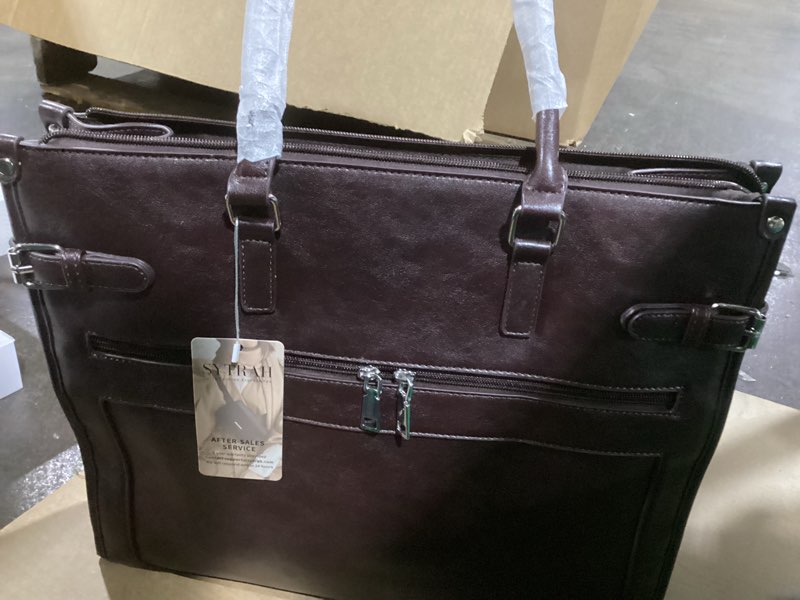 Condition photo showing Good Condition for Laptop Tote Bag for Women Briefcase Laptop Purse, 15.6 inch Computer Work Bags with Satchel Purse Dark Coffee