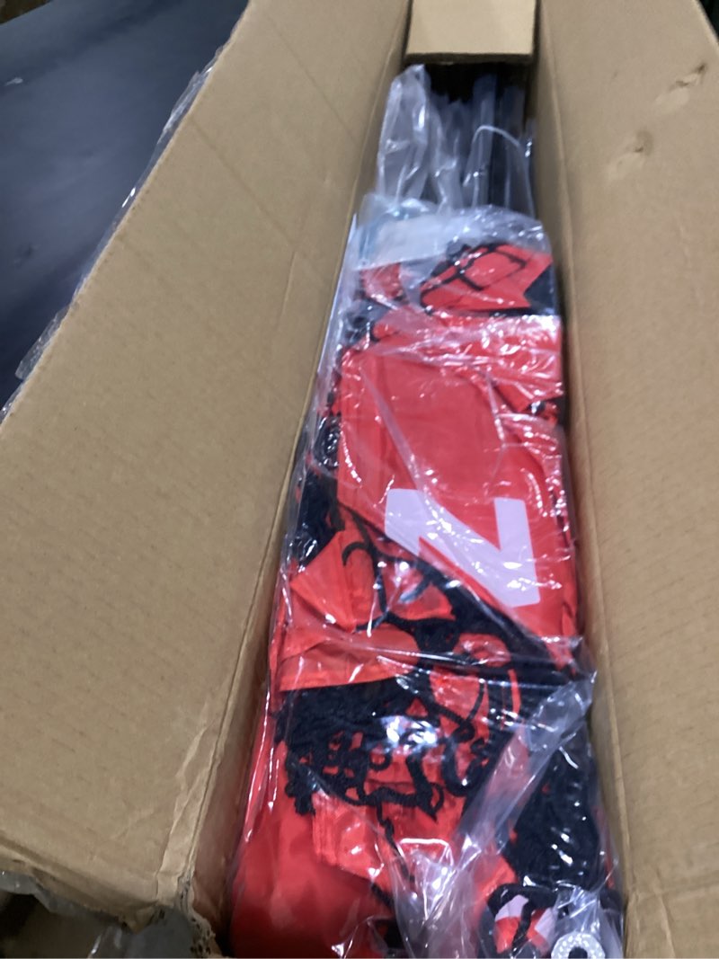 Condition photo showing New/Like New for ZELUS 7 x 7ft Football Trainer Throwing Net | Training Target Practice with 5 Targets | Great for Quarterback | Includes Carry Bag Red