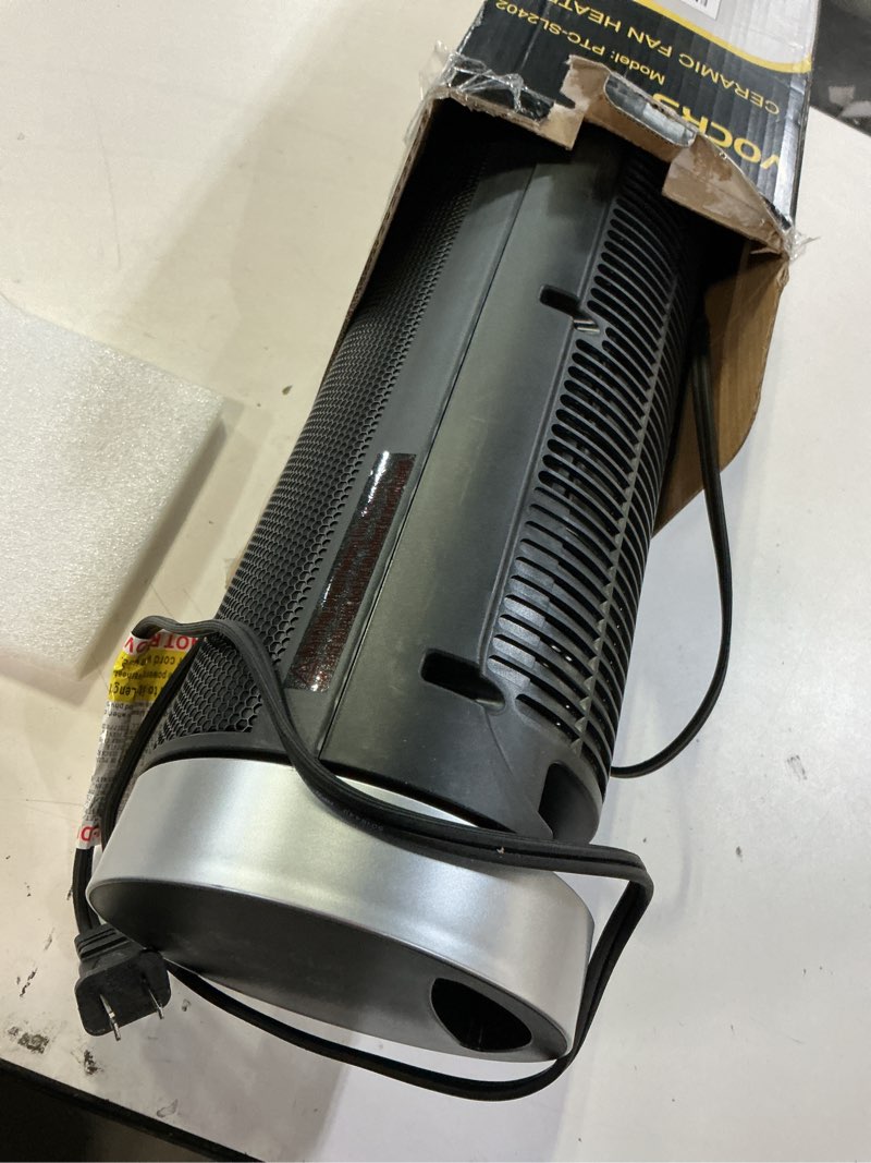 Condition photo showing Good Condition for Space Heater for Indoor Use with Remote - 70° Oscillating Tower Electric Heater, 24 Inchs, 12H Timer, 1500W Quiet PTC Ceramic Heating with Thermostat, Fast Safety Heat for Office, Home, Bedroom