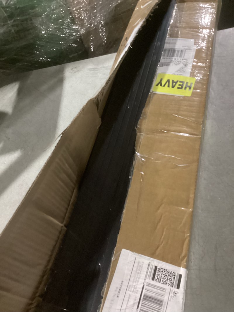Condition photo showing Good Condition for 25 pack deck balusters 26 inch rectangle deck railing balusters with end caps & stainless screws, outdoor face mount metal spindles for porch stair 26 inch black-rectangle 25