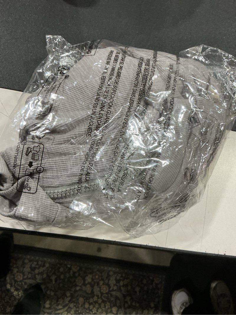 Condition photo showing Good Condition for my first easter outfit, baby girl or boy bunny costume, infants rabbit cosplay romper 9-12 months gray