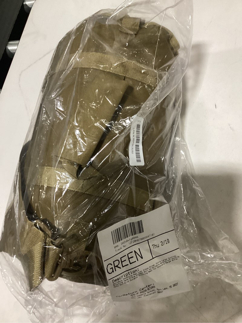 Condition photo showing Good Condition for Shooting Mat with Elbow Wings, Extra Large Hunting Shooting Mats Prone Padded Roll Up Portable Waterproof Hunting Mats Non-Slip Durable Shooting Rest for Shooters Range Rifle Shooting Mat with Wings