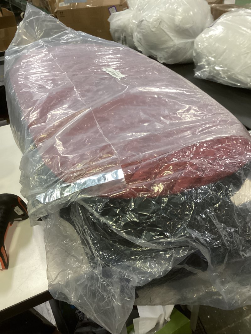 Condition photo showing Good Condition for Dog Car Seat for Medium Dogs Up to 50 lbs, Pet Booster Seat for Cars SUVs and Trucks, Travel Dog Bed with Safety Strap, Thick Cushion, Non-Slip Base, Washable and Portable(Black/Red