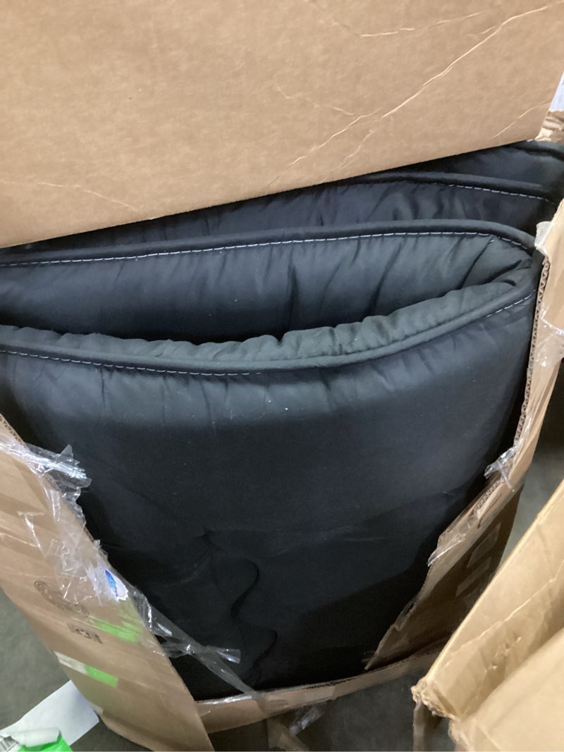 Condition photo showing As Is for Japanese Floor Mattress,Thicken Japanese Floor Sleeping Pad Foldable,Roll Up Tatami Mat Easy to Store and Portable,Futon Mattress Suitable for Camping and Guest Room (Black, Twin (80" x 36")) Black Twin (80" x 36")
