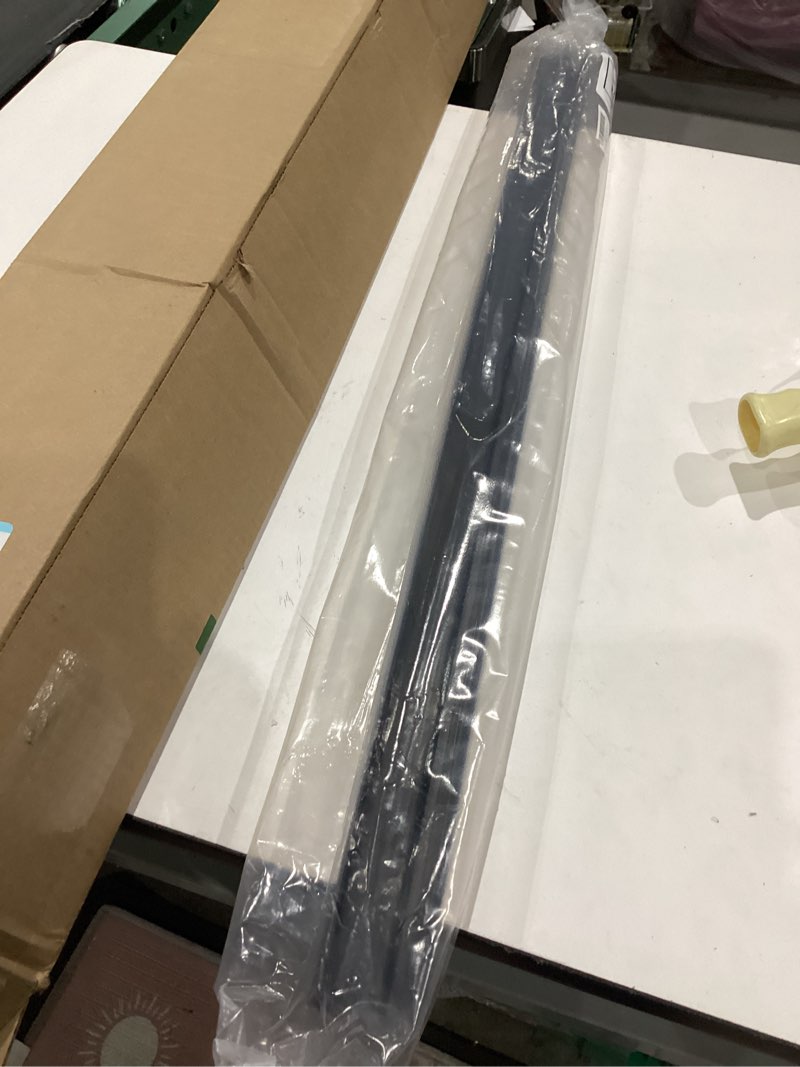 Condition photo showing Good Condition for ks hardware, patent pending, adjustable double bubble door sweep, draft stopper, under door seal for exterior doors, 1 3/4" x 36" (black 36 inch) black 36 inch 1 pk