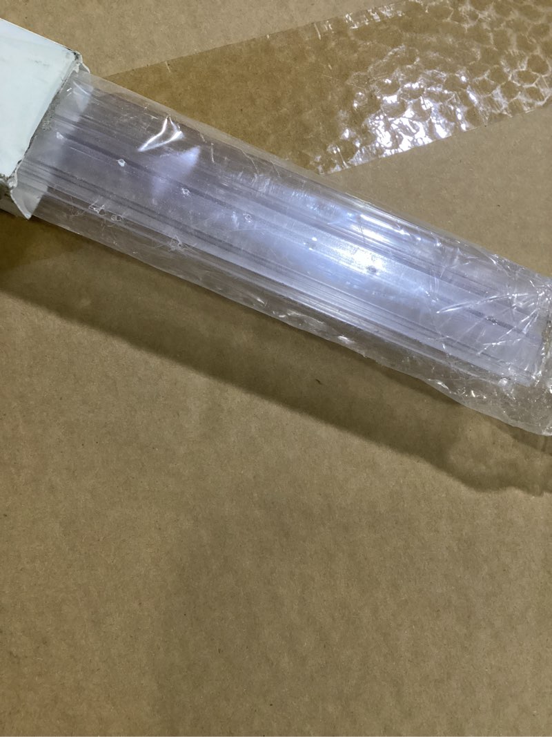 Condition photo showing Good Condition for 2-pack butecare frameless shower door side seal strip for 3/8" glass doors, vertical polycarbonate h-jamb 180 degree 78" long h-type 3/8''