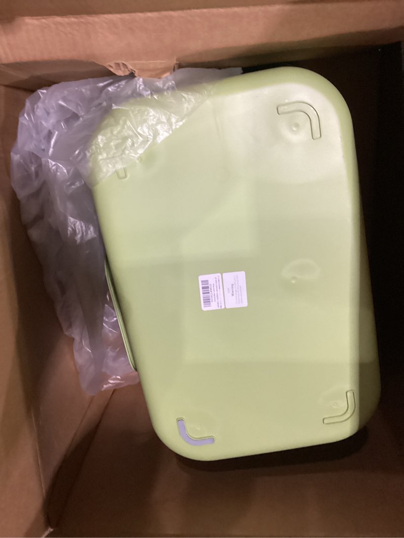 Condition photo showing As Is for livlab mker extra large cat litter box with high sides - splash-proof design for big cats & multi-cat homes, 24.6in x 16.7in x 12.8in (green)