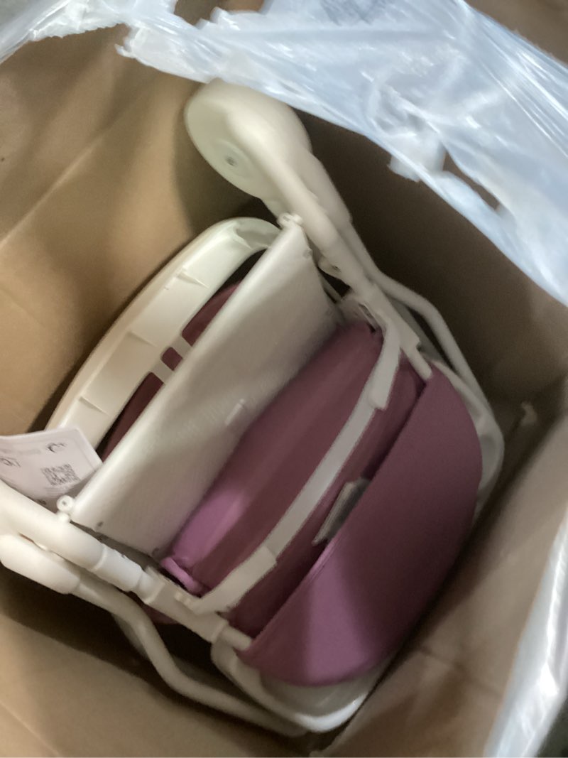 Condition photo showing Good Condition for dream on me snack and stow highchair | adjustable feeding chair with removable tray, lightweight, foldable design, easy to clean, perfect for toddlers & infants mauve