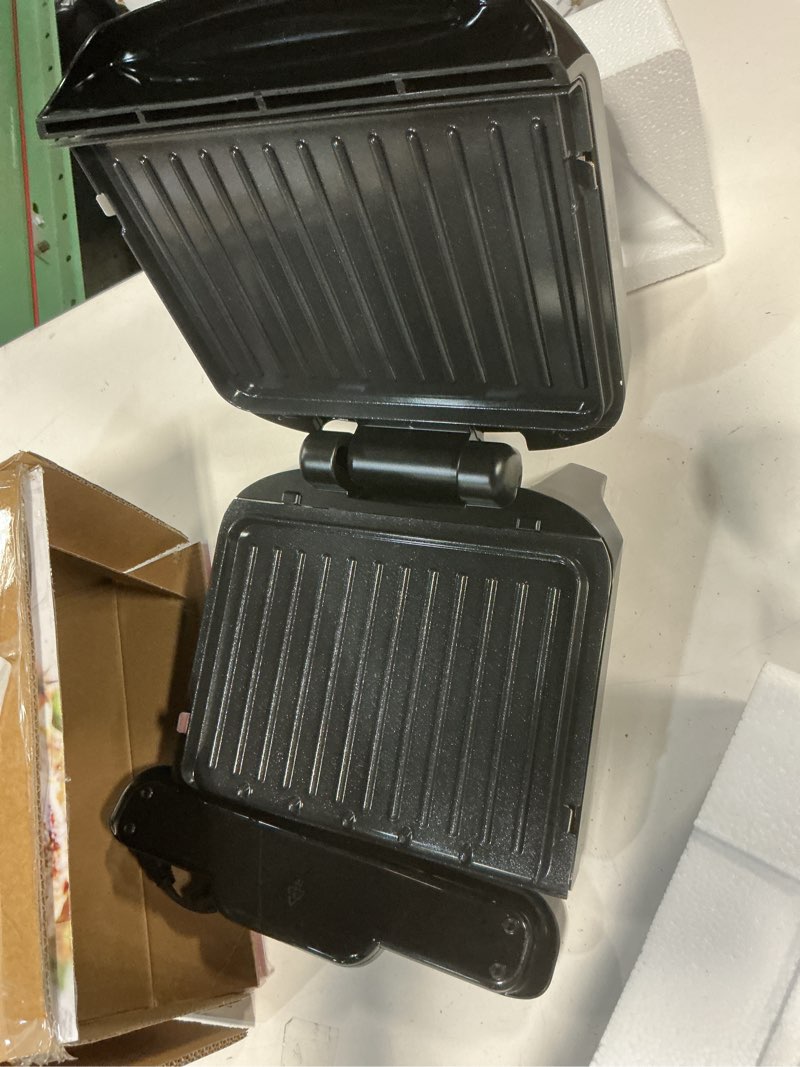Condition photo showing Good Condition for George Foreman 4-Serving Removable Plate Grill and Panini Press  Black  GRP1060B