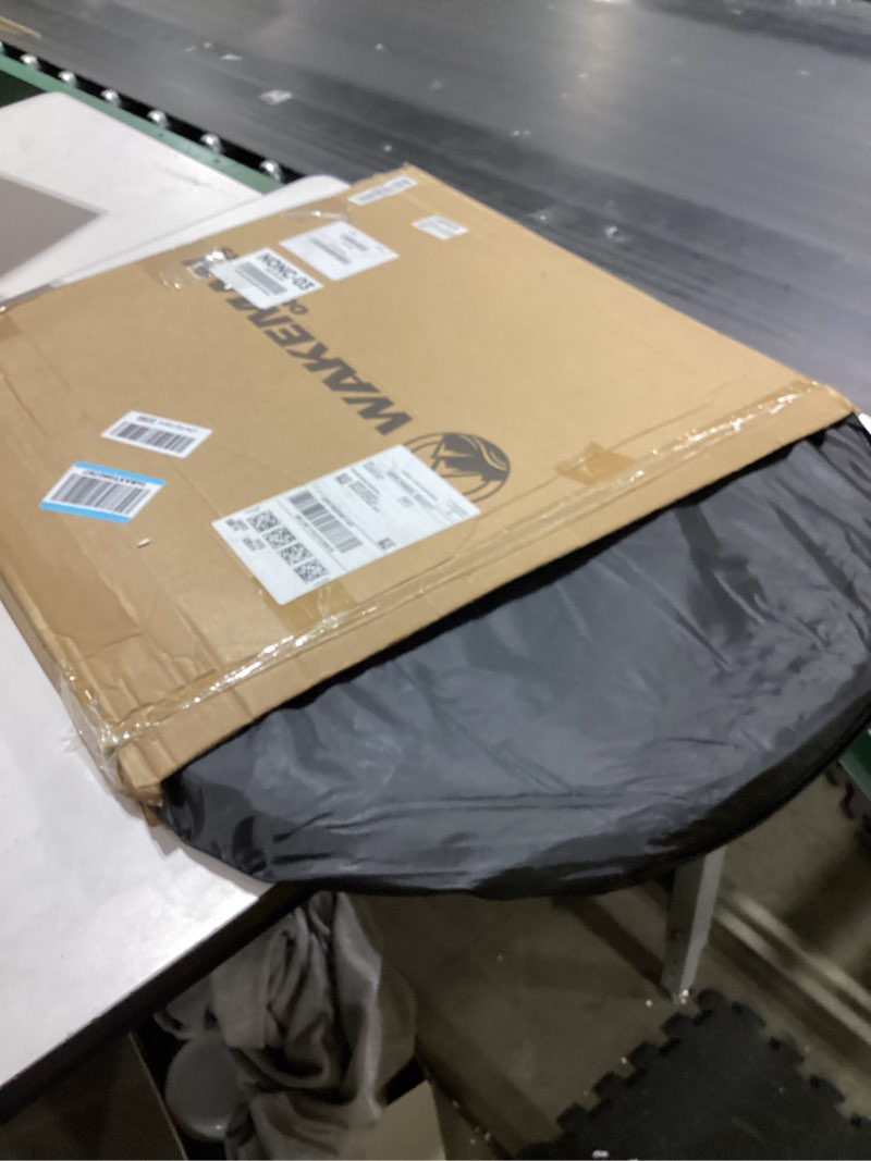 Condition photo showing New/Like New for Wakeman Pop Up Changing Tent, 3.3 x 3.3 x 6.2ft, Camping Shower Tent for Portable Toilet Stall or Dressing Room with Carry Bag for Camping, Beach, or Tailgate, Polyester Blue