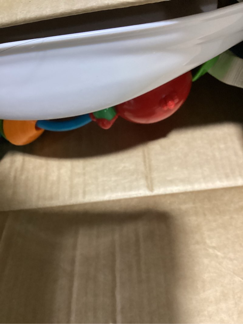 Condition photo showing As Is for baby einstein neighborhood symphony activity baby jumper activity center, infant entertainer with lights and melodies, age 6 months +, max weight 25 lbs., unisex