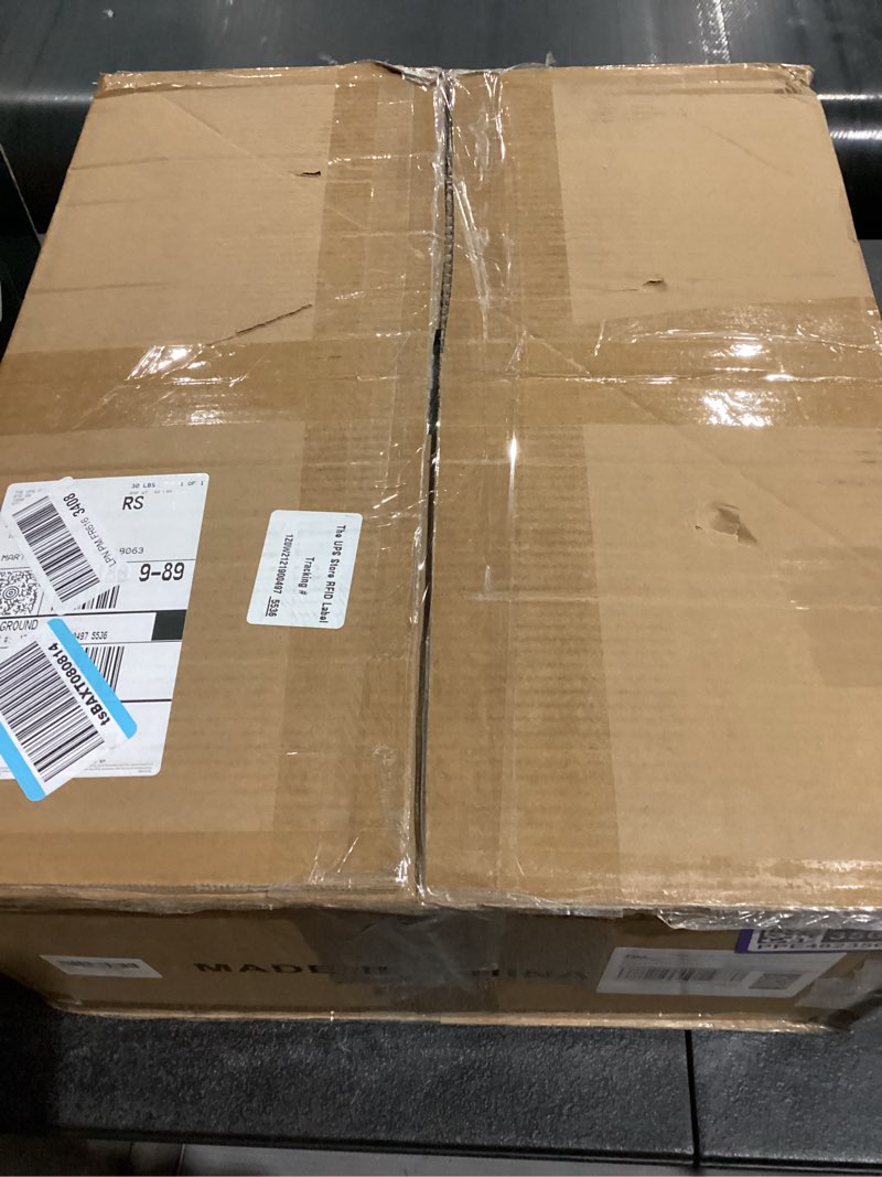 Condition photo showing New/Like New for Area Rug Living Room Rugs - 10x12 Washable Large Soft Indoor Neutral Modern Abstract Low Pile Rug Carpet for Bedroom Dining Room Farmhouse Home Office - Grey Brown Grey Brown 10' x 12' (Rectangular)