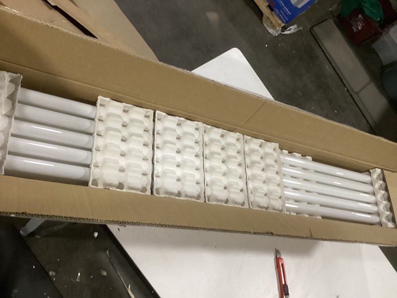 Condition photo showing Good Condition for 25 Pack F32T8/841 Fluorescent Tube 48 Inch, T8 Fluorescent Light Bulb 4 Foot 32 Watt 4100K Cool White 2600 Lumens G13 Base 25Pcs T8-32W 41000K