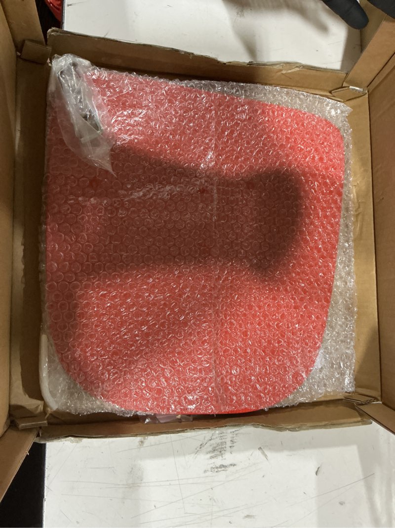 Condition photo showing Good Condition for flash furniture perry set of 4 poly resin wood seat with rounded edges for colorful metal chairs and stools in red