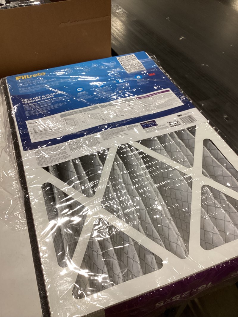 Condition photo showing As Is for Minnesota Mining LOWEDP015IN2 Filtrete 1550 MPR Ultra Allergen: 16-in x 25-in x 5-in