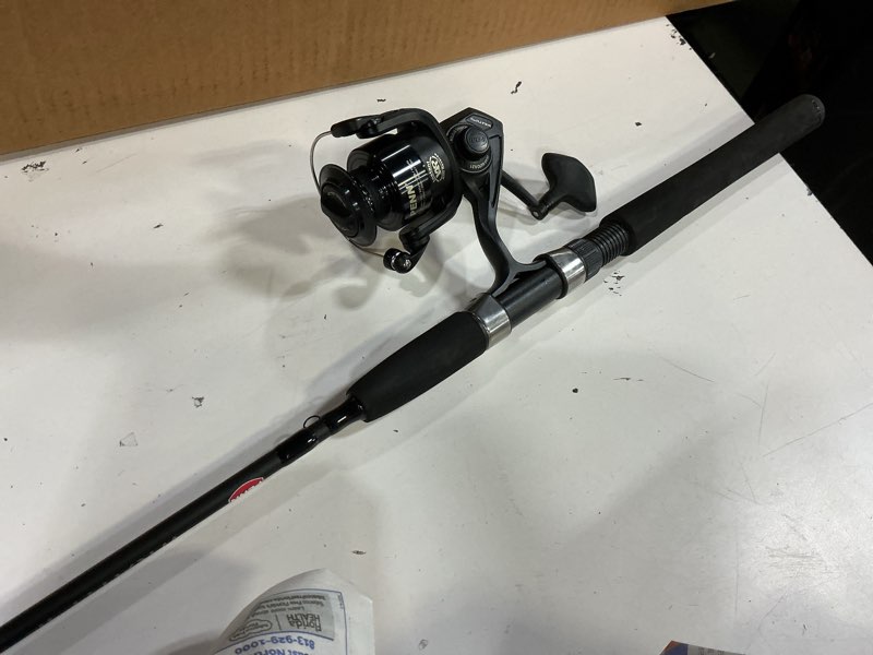 Condition photo showing As Is for penn wrath ii spinning reel and fishing rod combo wrath ii - new model 2500 size reel - 6'6" - medium light - 2pc