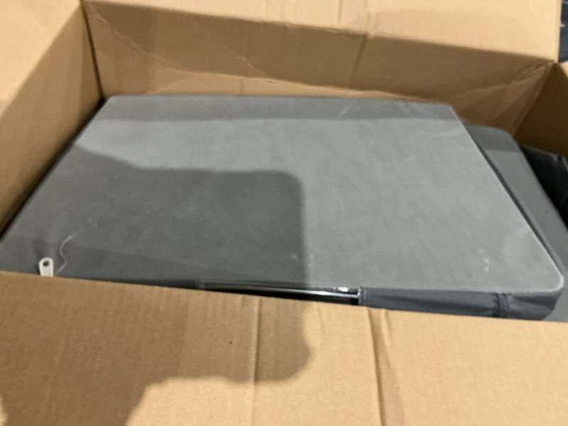 Condition photo showing Good Condition for clothes storage bins with metal frame, foldable clothes organizers storage containers for clothes, sheets, blankets, pillows and towels ?66l, 3 pack, deep grey 66l?19.7“x15.7"x13"? dark gray