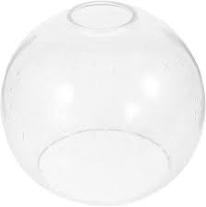 globe glass lamp shade replacement for ceiling lamps clear decorative cover compatible easy installation elegant design 2 pack